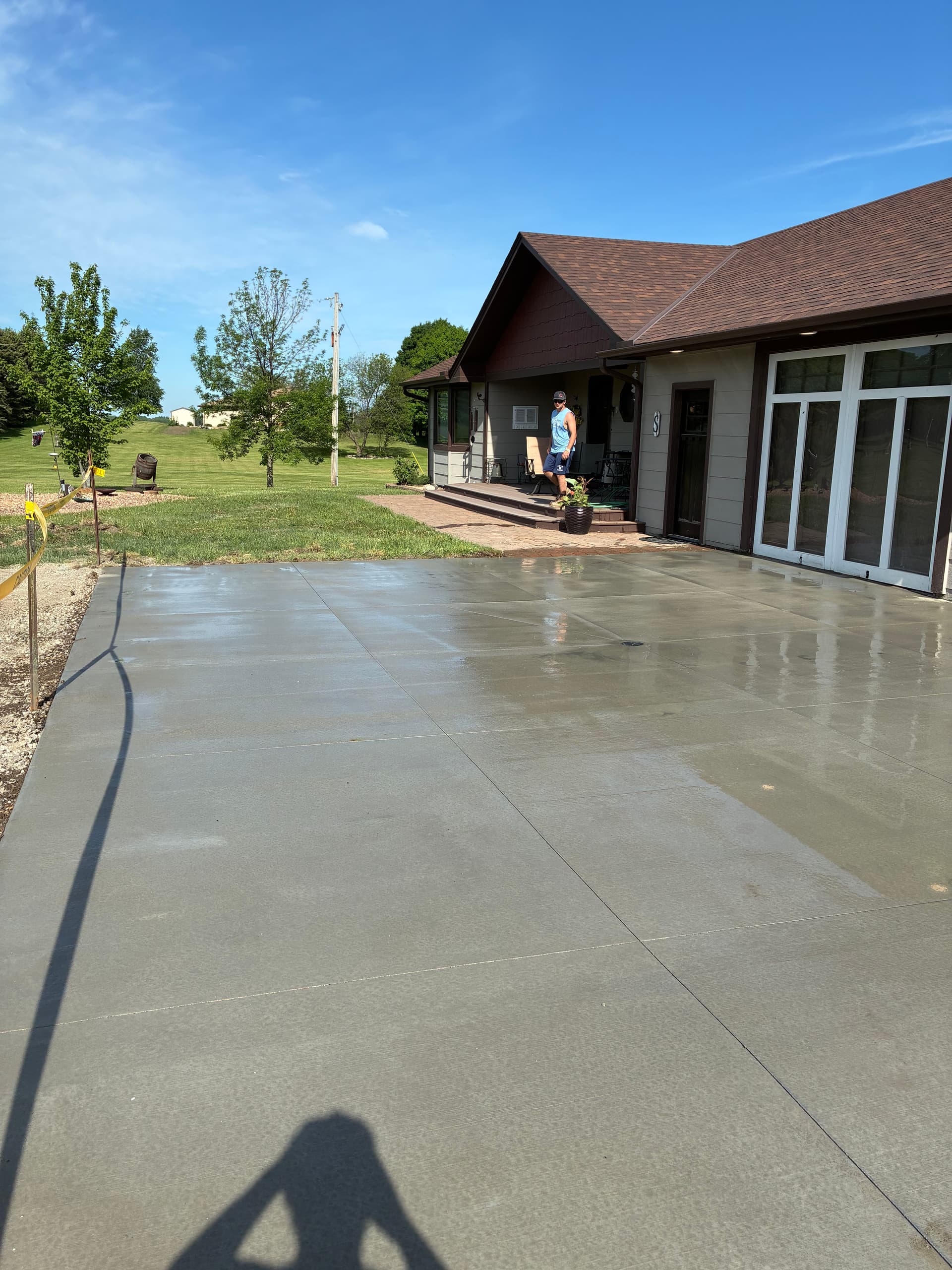 New Concrete Driveway and Epoxy Garage Floor Done Right