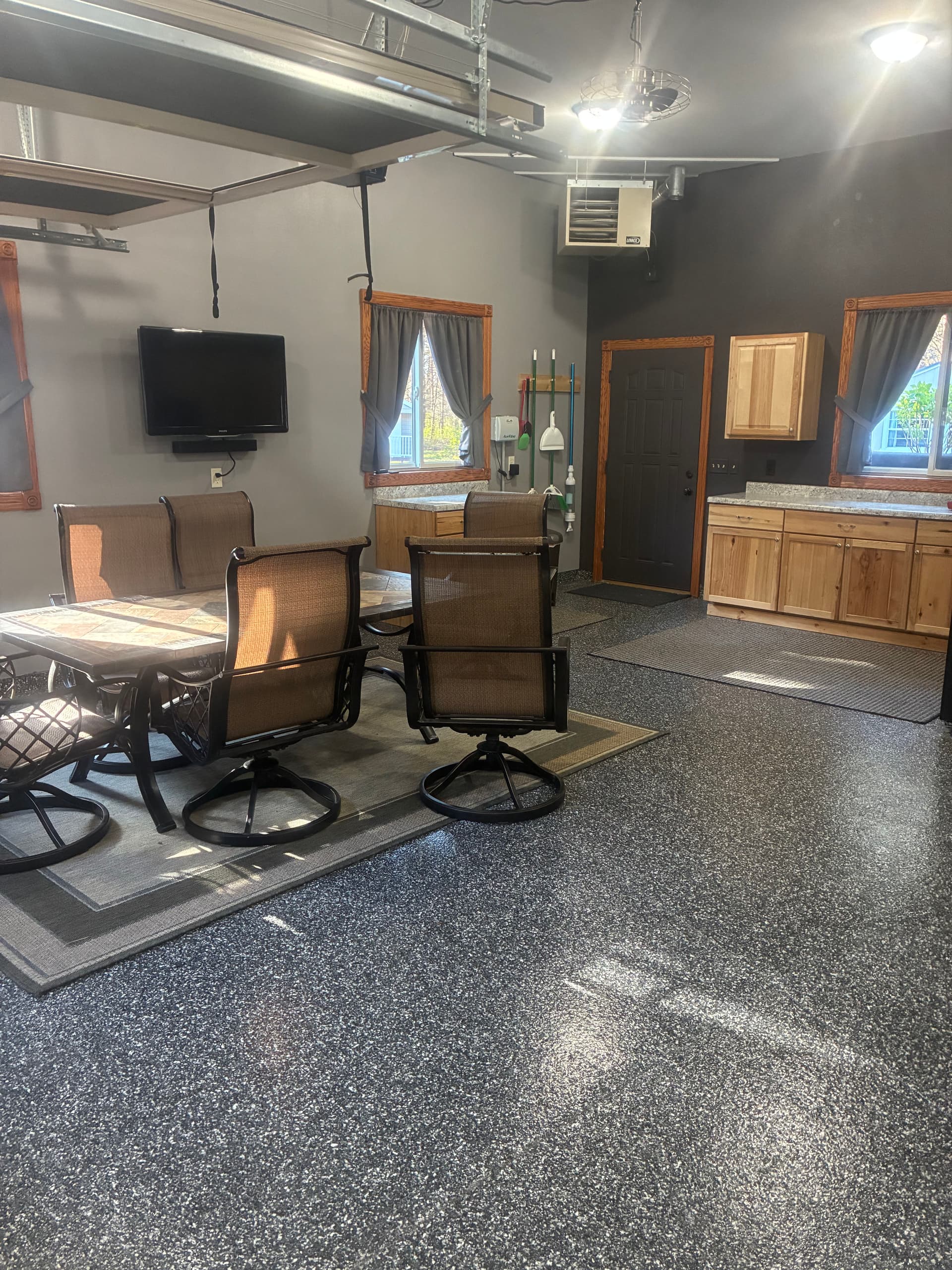 Gallery photos for Epoxy Garage Floor and Concrete Walkway Upgrade That Actually Lasts: Image #1