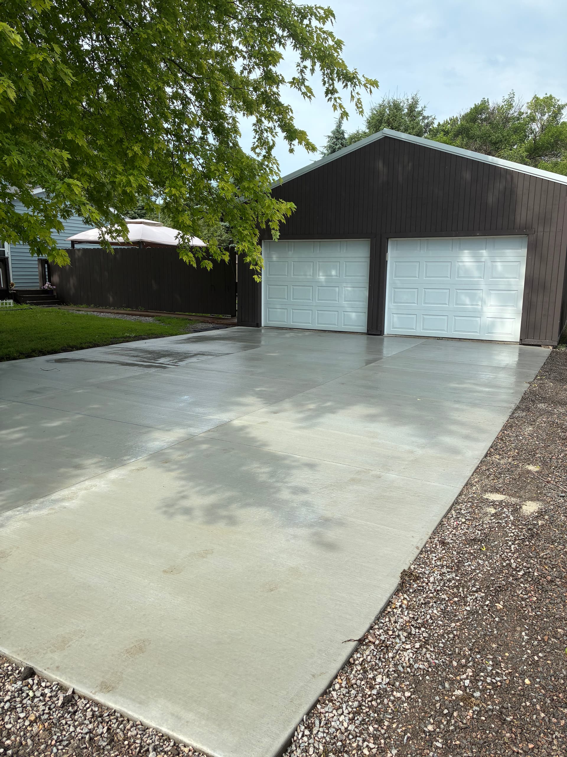 Fresh Concrete Driveway Built Smooth and Solid image